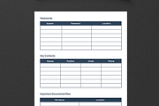 Work Handover Form Template, a Stationery Template by MightyDesign (Thumbnail 4 of 8)