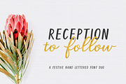 Reception to Follow, a Script Font by Lone Star Lettering (Thumbnail 1 of 13)