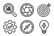 380 Customer Service Icon Set, an Outline Icon by adenpinkstore (Thumbnail 9 of 19)