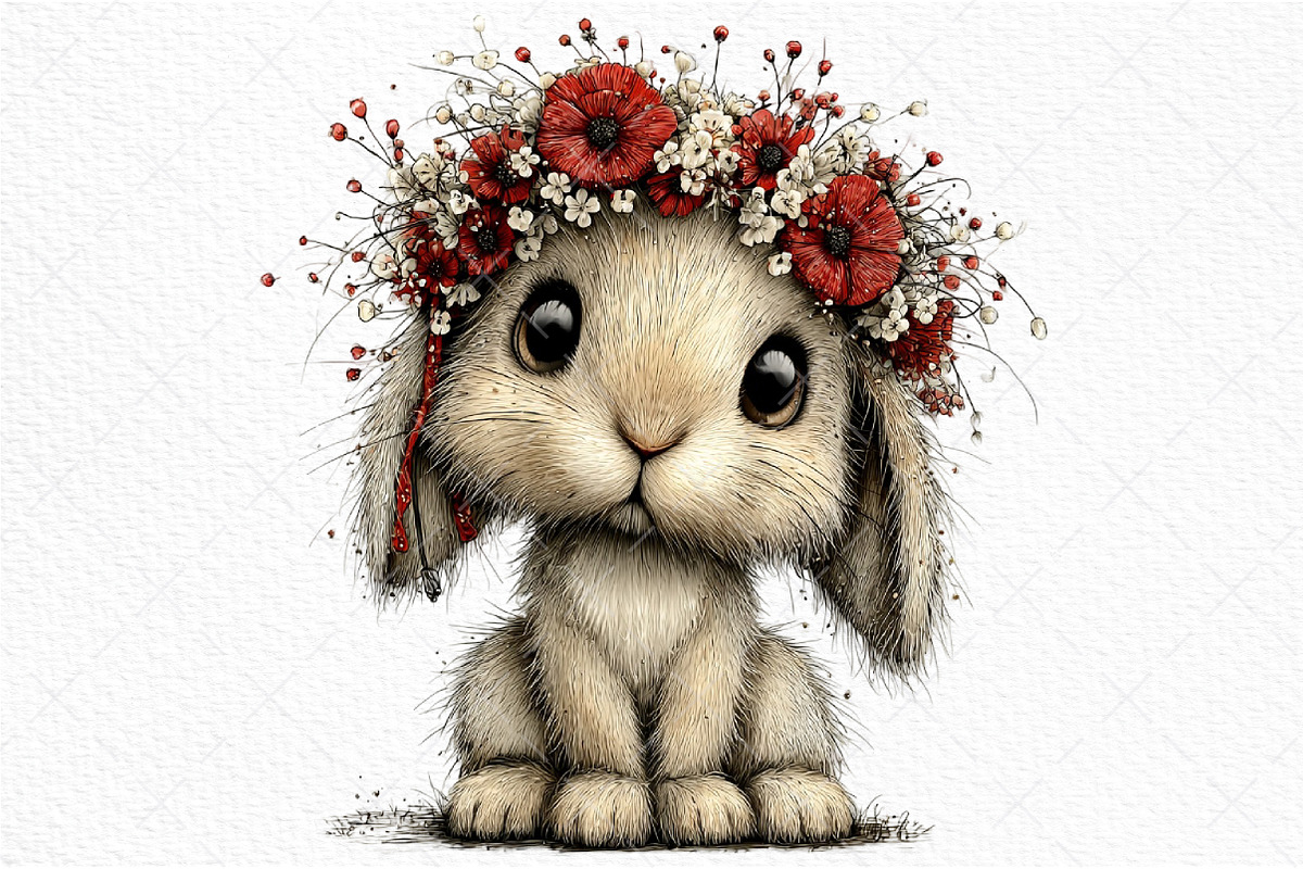 Whimsical Easter Clipart PNG, an Illustration by Craft Nest (Photo 10 of 11)