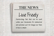 Live Freely Handwriting Font, a Handwritten Font by Ruddean2109 (Thumbnail 2 of 10)