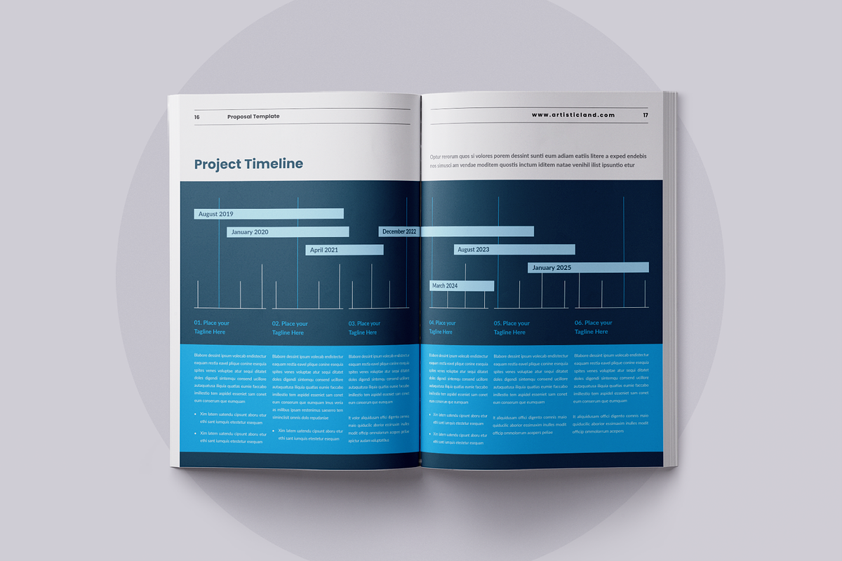 Proposal | Canva, Word, PPTX, IND, a Brochure Template by ArtisticLand (Photo 7 of 12)