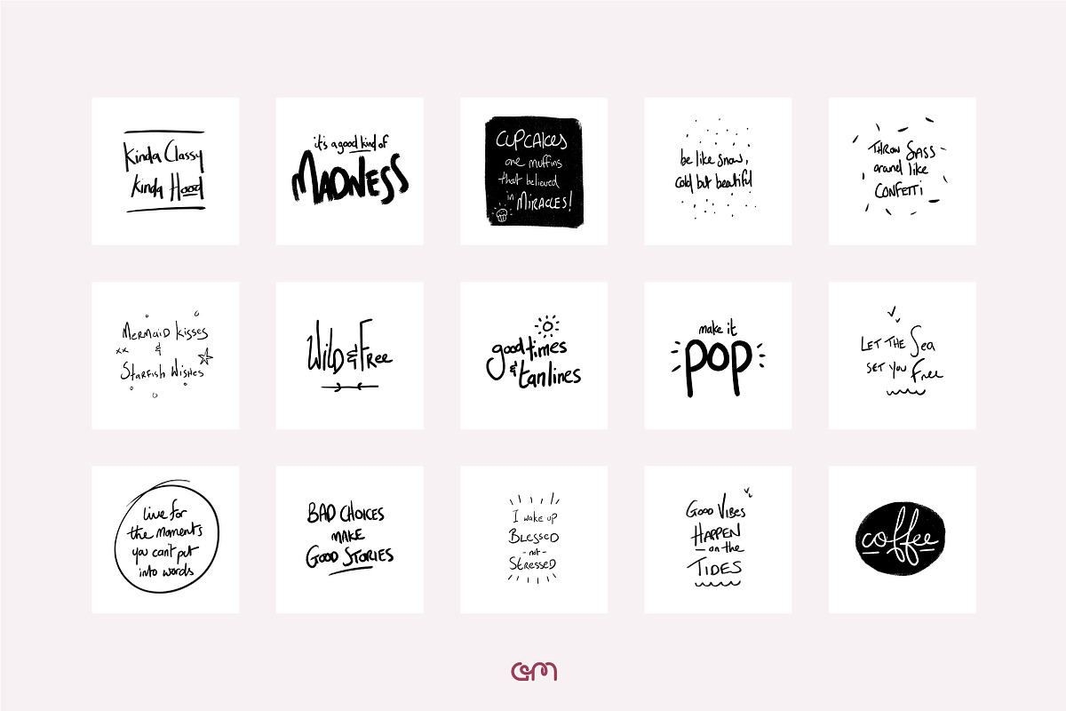 Social Quotes Bundle, a Social Media Template by AM Studio (Photo 5 of 12)