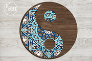 Mandala YIN YANG Multilayer Wall Art, a Design Template by LaserCutano (Thumbnail 3 of 7)