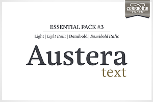 Austera Text Essential #3