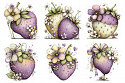 Whimsical Spring Strawberry Clipart, an Illustration by Daily.Designs (Thumbnail 6 of 7)