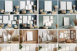 Interior Frame Mockup Bundle - 46