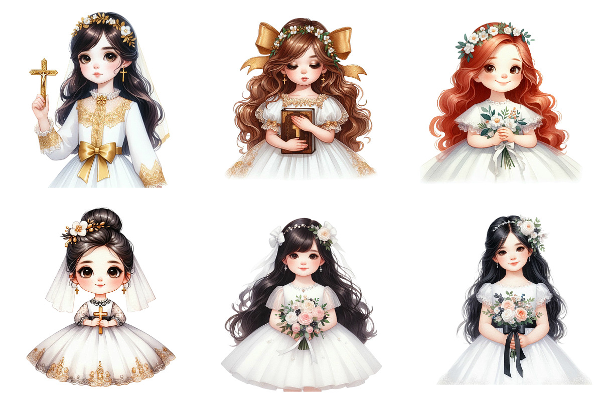 First Communion Clipart, an Illustration by CreationArt (Photo 4 of 5)