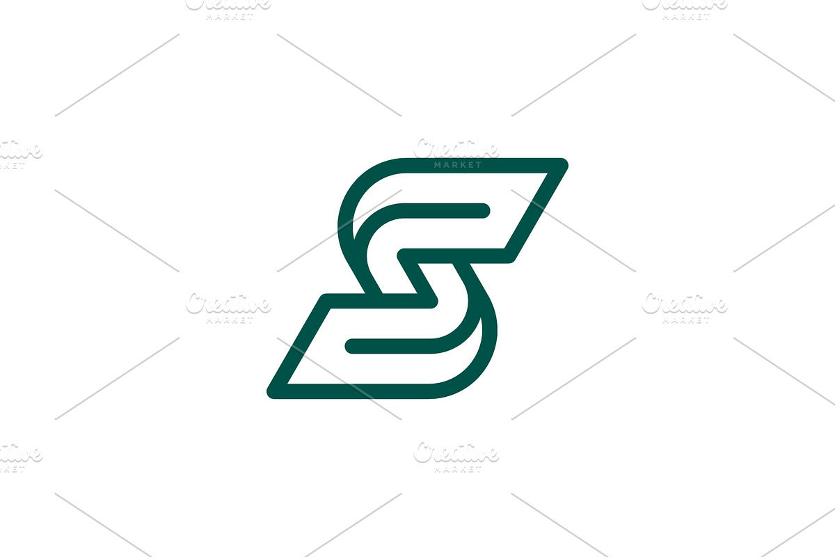 modern outline letter S logo, a Branding & Logo Template by Rasagama Studio