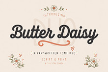 Butter Daisy font duo