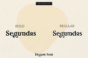 Segundos - Elegant/Modern Font, a Sans Serif Font by GraphicDash (Thumbnail 8 of 11)