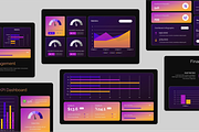 Data KPI Dashboard PowerPoint, a Presentation Template by Annora Studio (Thumbnail 2 of 5)