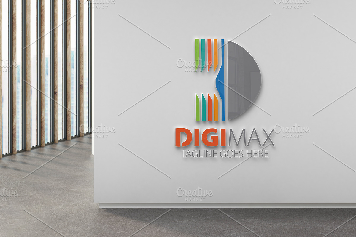 Digimax D Letter Logo, a Branding & Logo Template by Josuf Media (Photo 2 of 4)