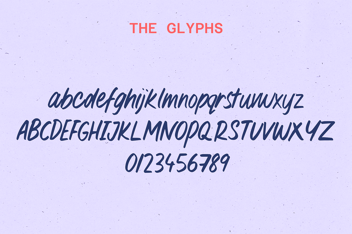 Willow wisp hand painted font, a Script Font by zansari foundry (Photo 2 of 4)