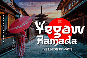 YEKOW – Japanese Style Font, a Handwritten Font by productype1 (Thumbnail 8 of 12)