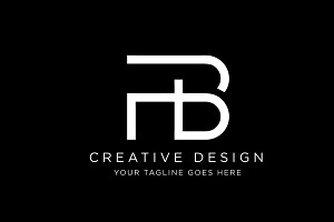 Minimal Letter HB Logo Design, a Branding & Logo Template by SaaDesigns