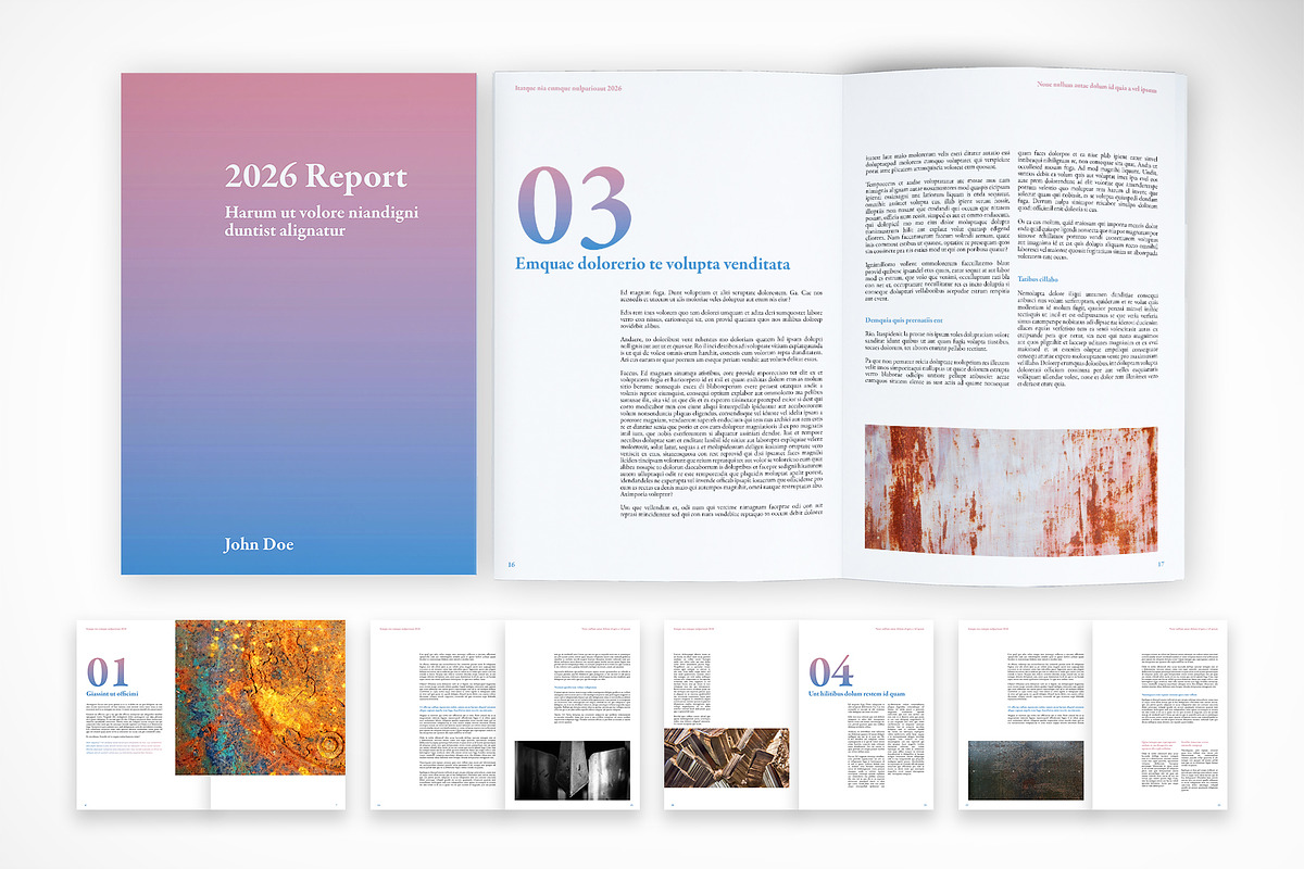 Corporate Annual Report Template