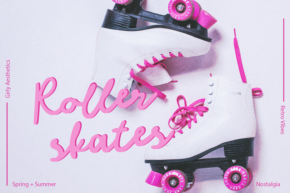 Cheerful Girls Retro Vibes Script, a Script Font by Kaya Fonts (Photo 4 of 42)