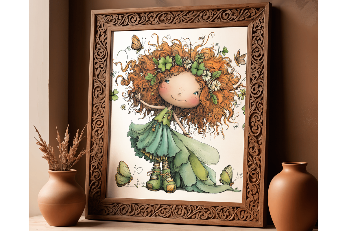 Whimsical St Patrick Day Elements, a Seasonal Illustration by GiraffeCreative (Photo 12 of 19)