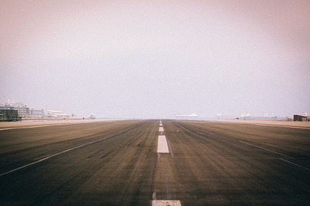 Empty runway