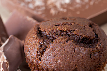 broken into several parts pieces of chocolate, a Food & Drink Photo by MyPhotos