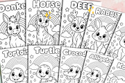 Animal Coloring Book Kids 30 Page, an Education Illustration by Mohammad Sarfaraz (Thumbnail 12 of 15)