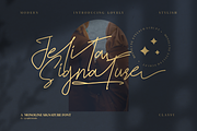 Jelitta Signature Business Font, a Script Font by KennedyStudio (Thumbnail 1 of 10)