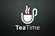 Hot Tea Time Break Drink in Cup Logo, a Branding & Logo Template by jongcreative (Thumbnail 3 of 4)
