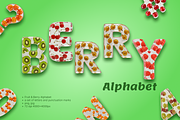 Fruit & Berry Alphabet, an Object Graphic by lokfrid (Thumbnail 1 of 6)