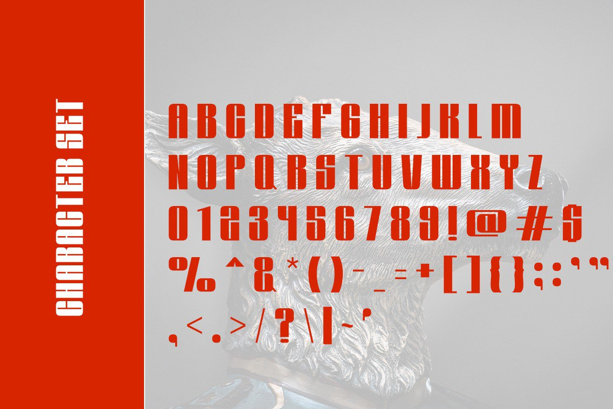 New Taurus Bold Sans Condensed Font, a Font by Vadovastd (Photo 2 of 8)