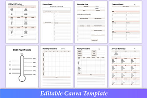 2024 Budget Planner Canva KDP