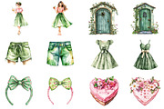 Watercolor Summer Mood Clipart, an Illustration by CitraGraphics (Thumbnail 5 of 5)