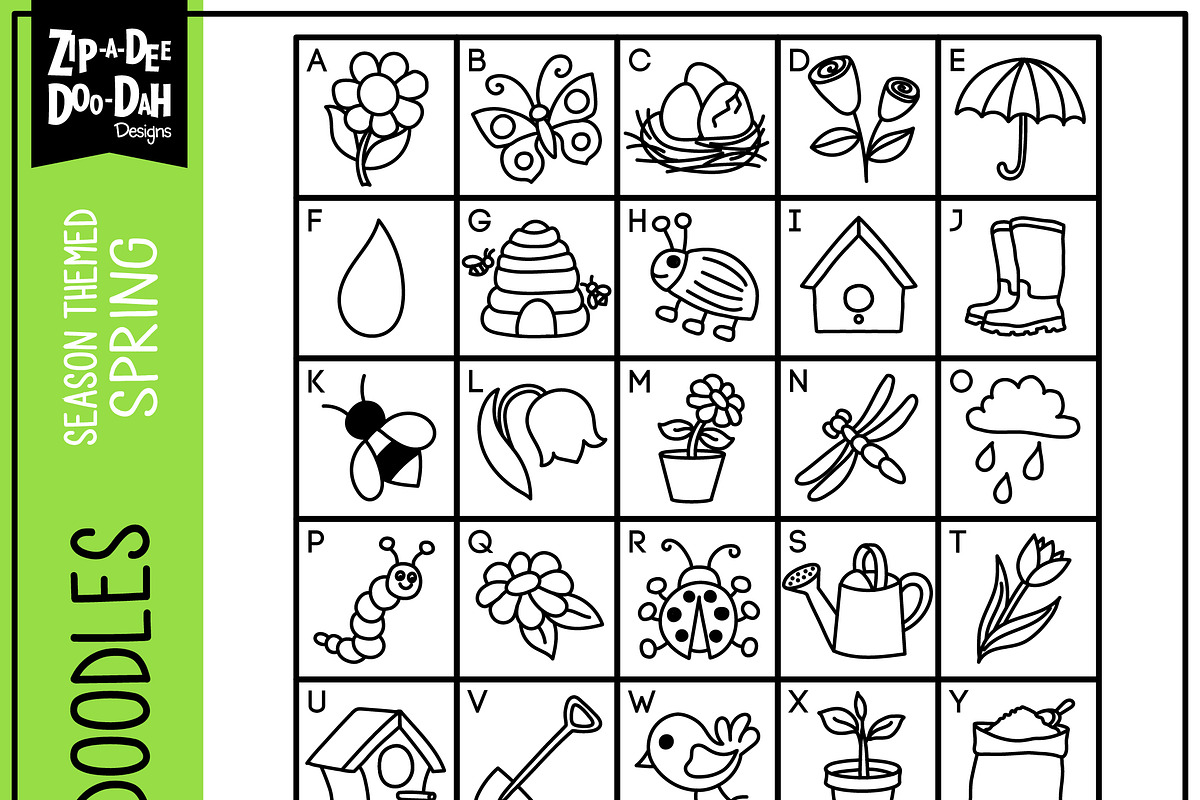 Spring Doodle Font preview 2
