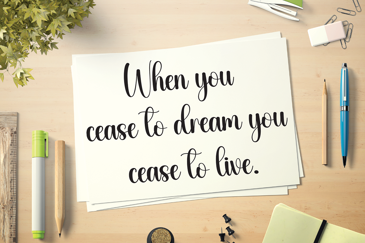 Daddy Christian | Script Font, a Handwritten Font by Scratchones (Photo 3 of 9)