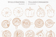 Tea and Cinnamon Collection, a Seasonal Illustration by GVGraphics (Thumbnail 5 of 15)
