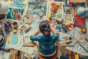 85 Artists in studio, an Arts & Entertainment Photo by Handmadefont (Thumbnail 60 of 88)