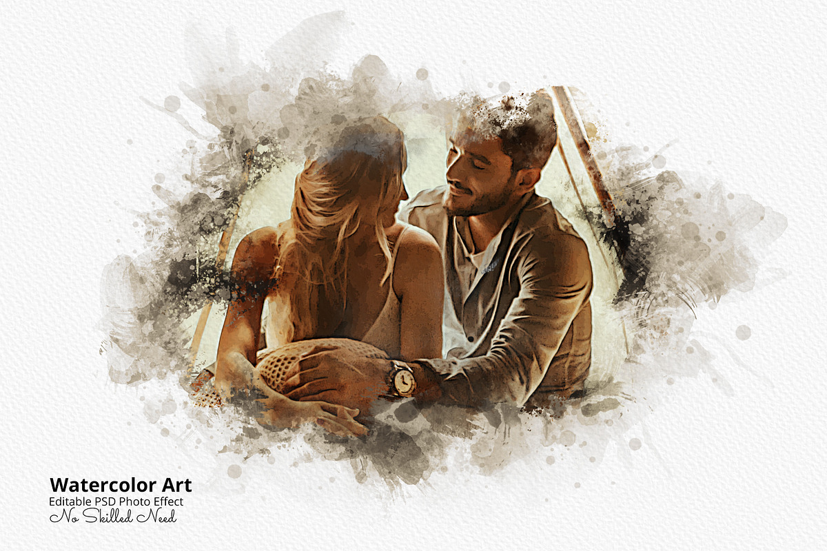 Editable Watercolor Photoshop Effect, an Action Add-On by Photoshop Action (Photo 11 of 17)