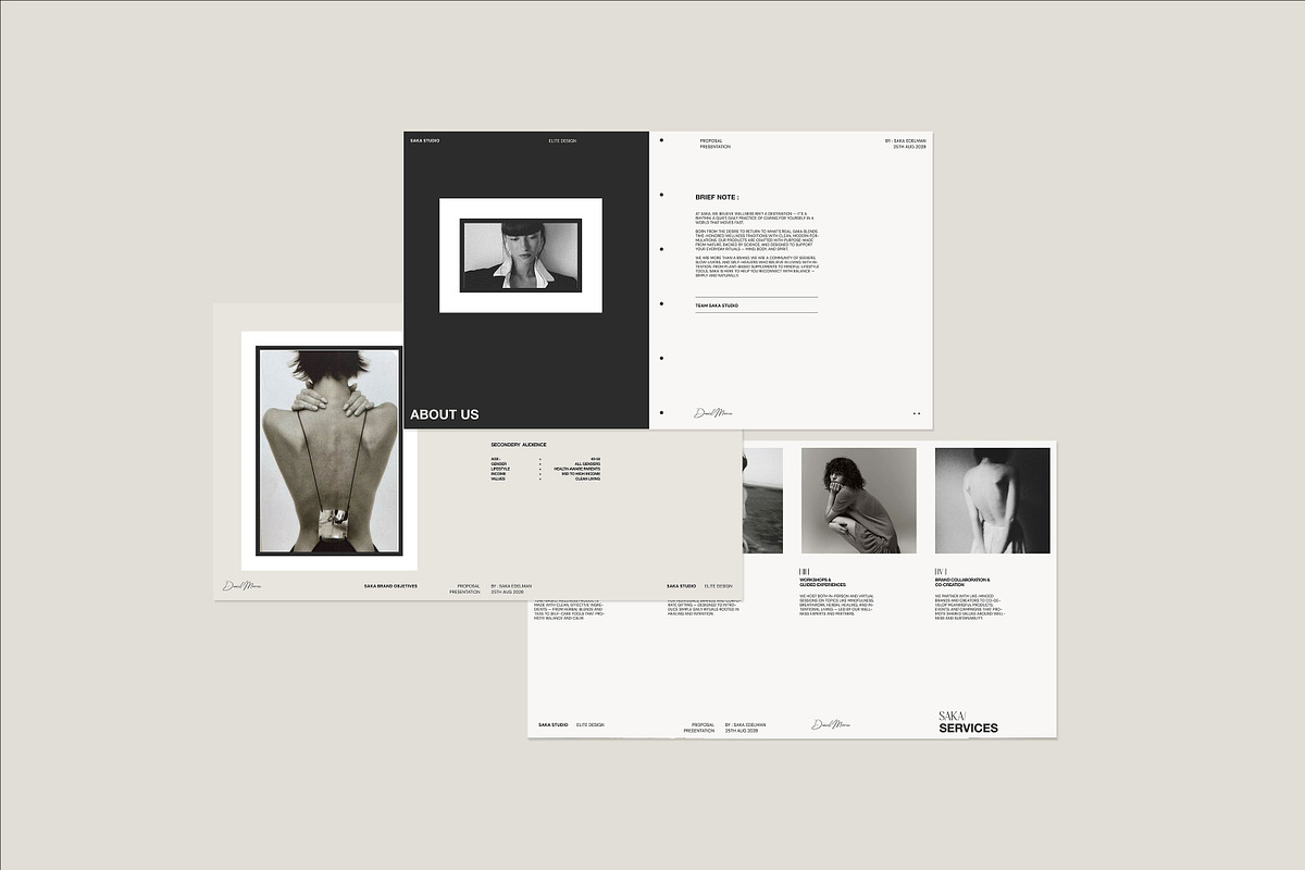 SAKA | Brand Proposal Template, a Presentation Template by Graphpexel (Photo 3 of 10)