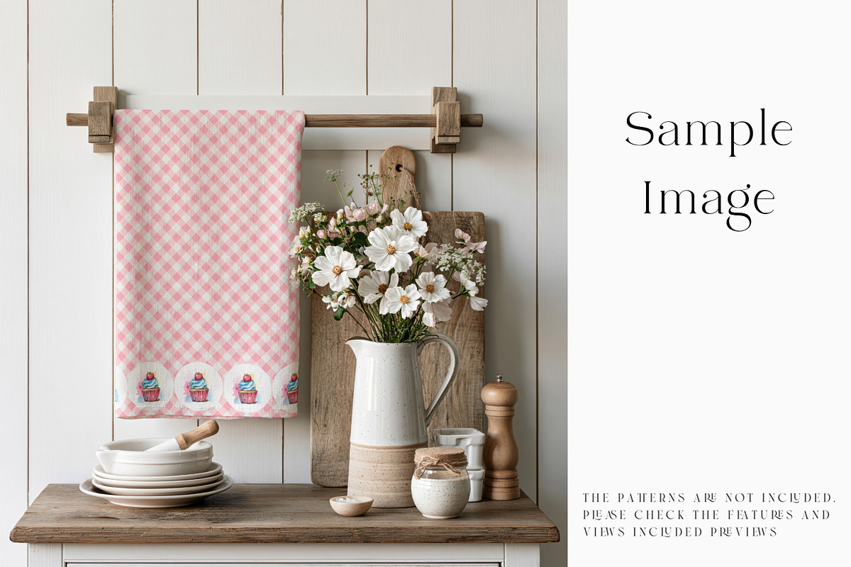 Kitchen Towel Mockups, a Household Mockup by mock-ups (Photo 7 of 15)