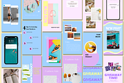 Instagram Template Pastel Theme, a Social Media Template by Daily Creative (Thumbnail 2 of 7)