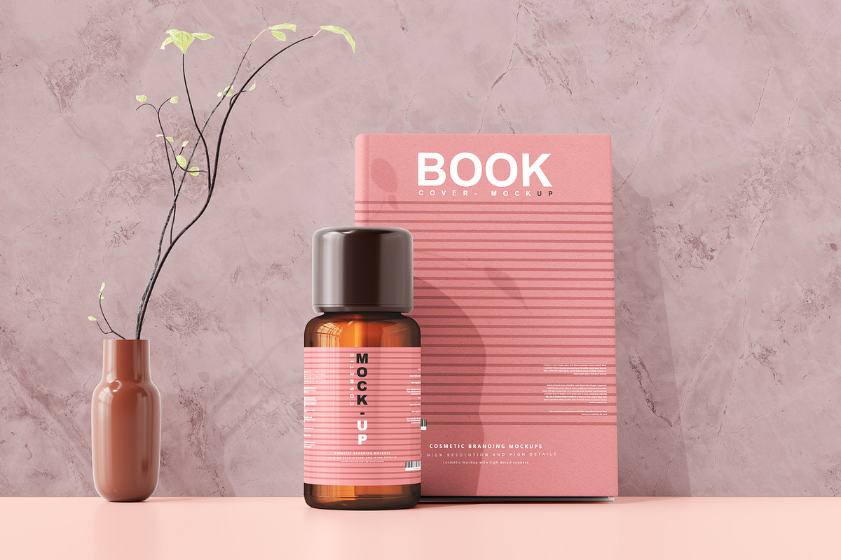 250+ Cosmetic Branding Mockup Bundle, a Cups & Container Mockup by pmvch (Photo 164 of 273)