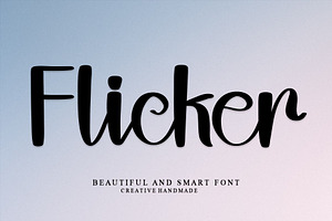 Flicker - Beauty Font