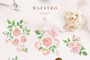 Musical instrument flower clipart, an Illustration by MariGraphic boutique (Thumbnail 3 of 11)