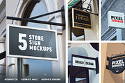 Store / Shop Sign Logo Mockup, a Product Mockup by Creative Grenade (Thumbnail 6 of 6)
