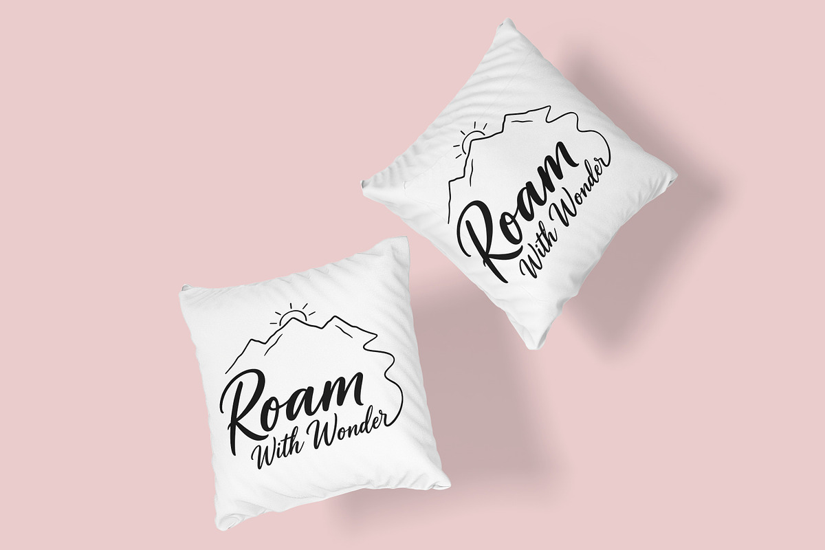 Roam With Wonder Mountain Line Art, an Object Illustration by Ghagra (Photo 5 of 7)