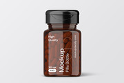 Mini Pill Bottle Mockup with Cap, a Cups & Container Mockup by Mockupdaddy (Thumbnail 20 of 27)
