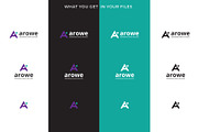 Arowe Letter A Arrow Logo, a Branding & Logo Template by Tovarkovdesign (Thumbnail 4 of 6)