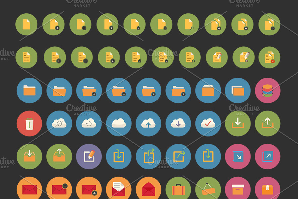 2000 Vector Flat Icons, an Outline Icon by Seyyahil (Photo 3 of 5)