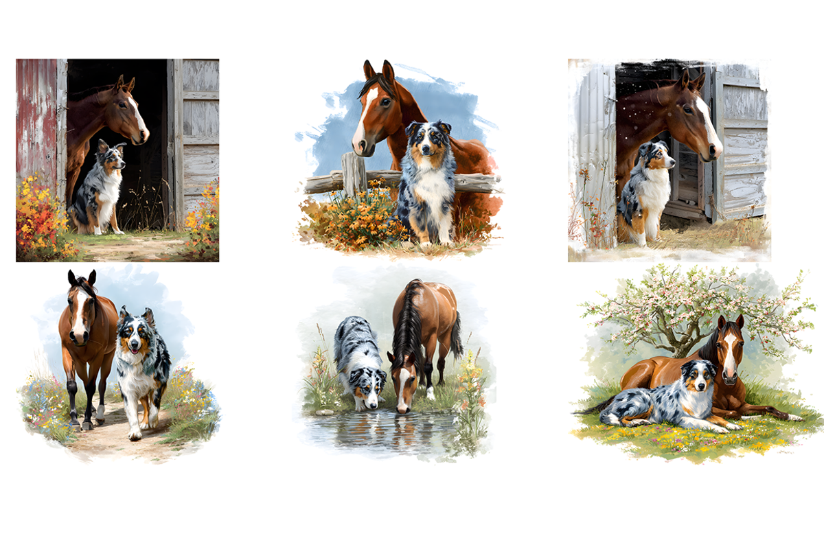 Brown Horse Clipart, a Decorative Illustration by stickermadness (Photo 4 of 4)