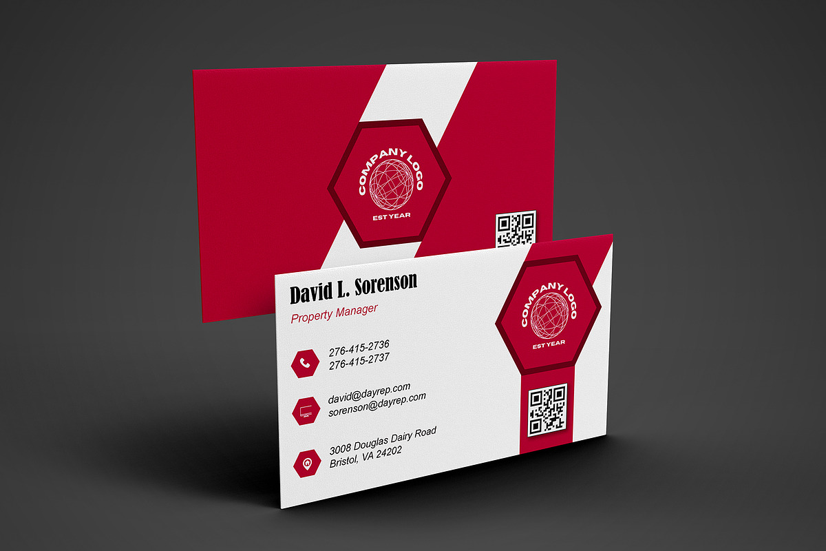 Modern Creative Business Card PSD preview 3